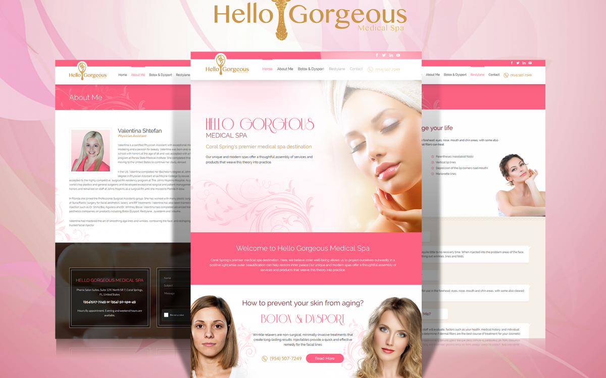 Responsive Design for Cosmetic Services in Broward