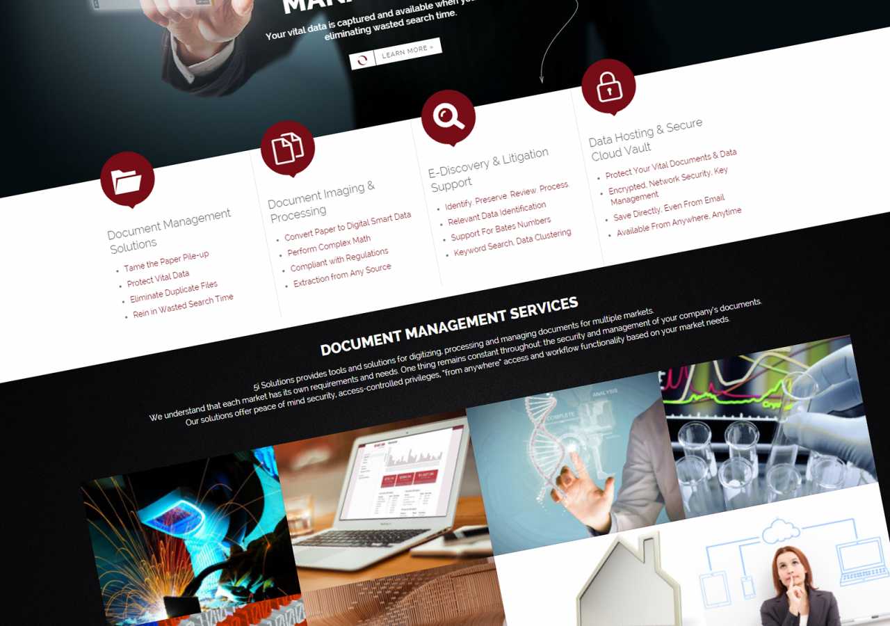 5i Solutions Website Redesign